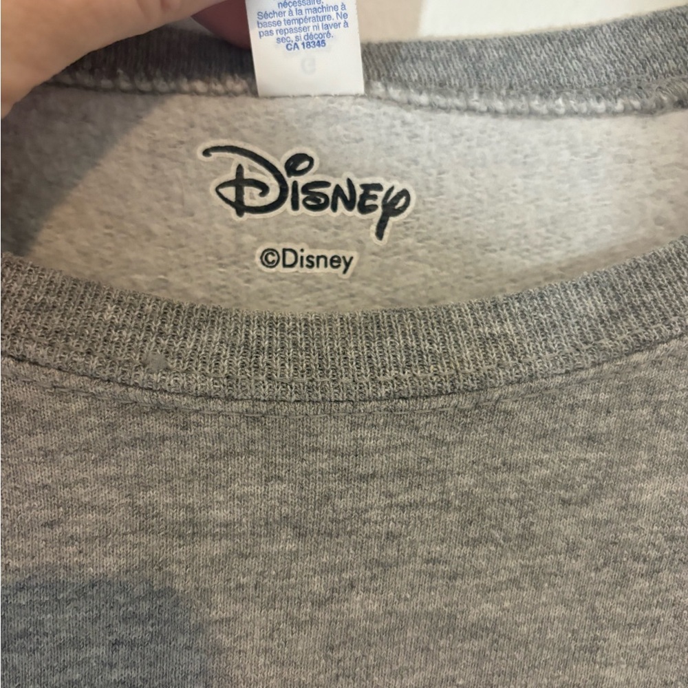 Disney Women’s Large Gray Halloween Hocus Pocus Sweatshirt Black Cat Pullover - Picture 4 of 5